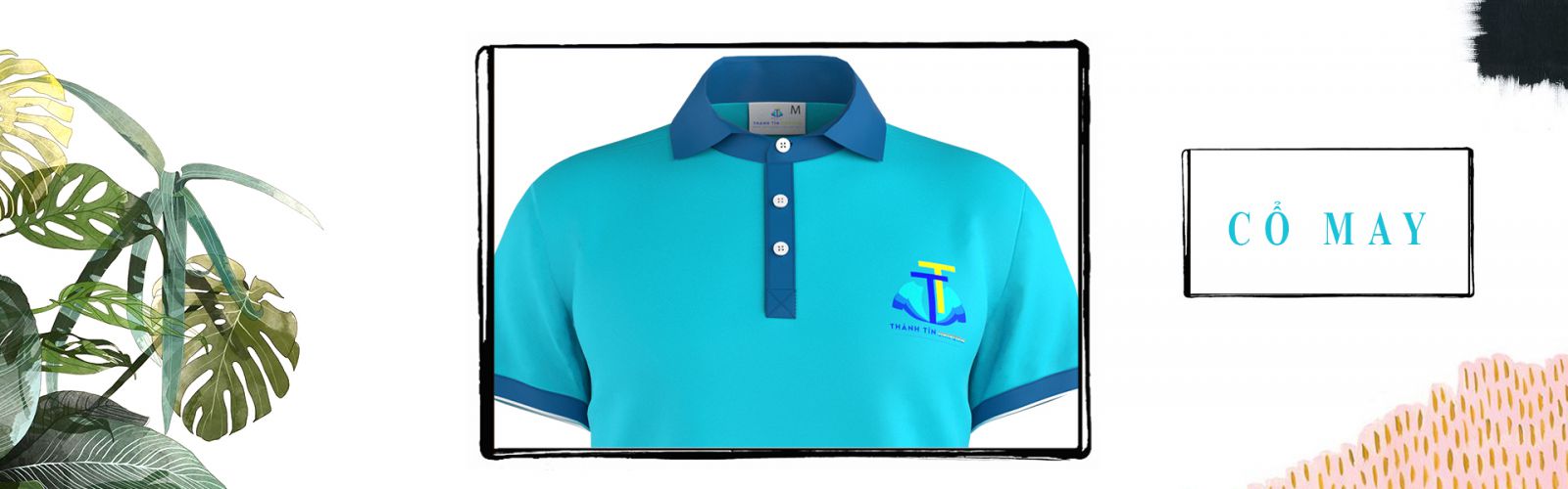 Cổ May Đồng Phục Áo Phông 